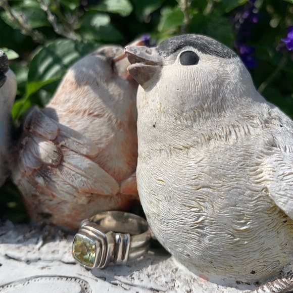 Sterling silver and Citrine ring size 8 - Picture 6 of 6